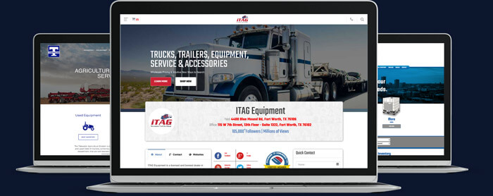 Website Design for Truck Dealers, Trailer Dealers, Heavy Equipment Dealers, and Parts Dealers