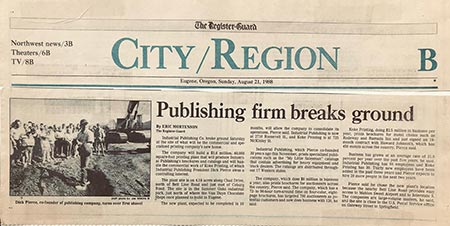 The Register Guard August 1989 - My Little Salesman Breaks Ground