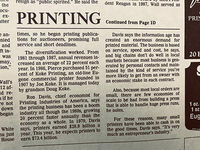 The Register Guard December 1989 - Business Booms for Printing Company Continued