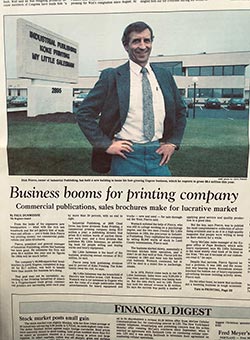 The Register Guard December 1989 - Business Booms for Printing Company