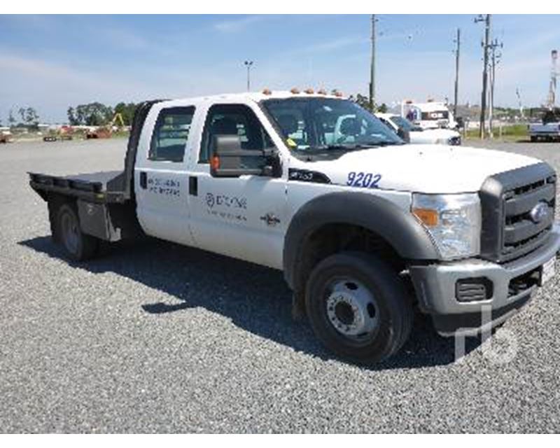 550 F flatbed ford truck used #9