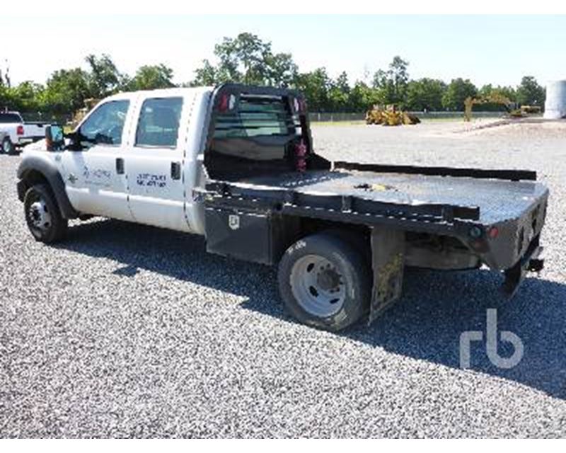 550 F flatbed ford truck used #5