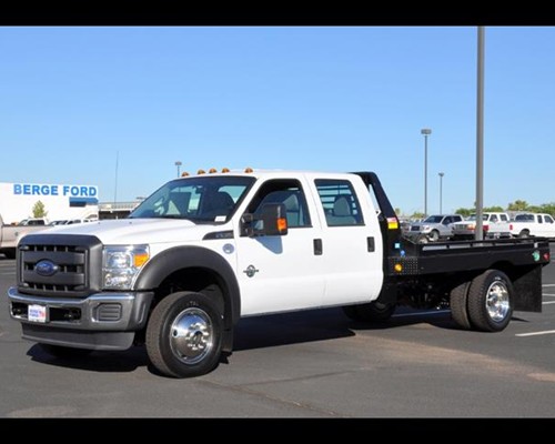 Ford f550 crew cab flatbed for sale #5