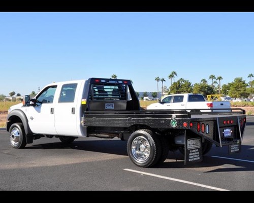 Ford f550 crew cab flatbed for sale #8