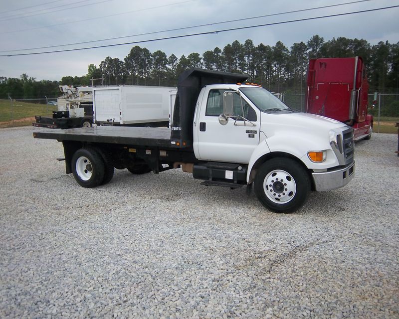 Ford f650 flatbed dump truck for sale #3