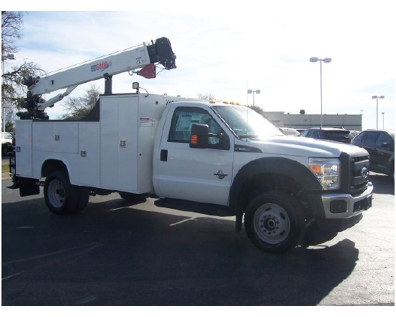 Ford f550 service truck with crane #5