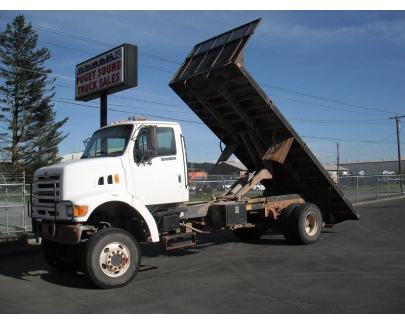 Ford flatbed dump trucks for sale