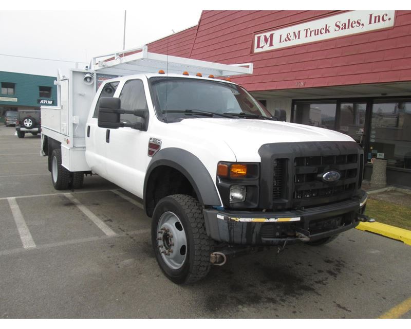 550 F flatbed ford truck used #6