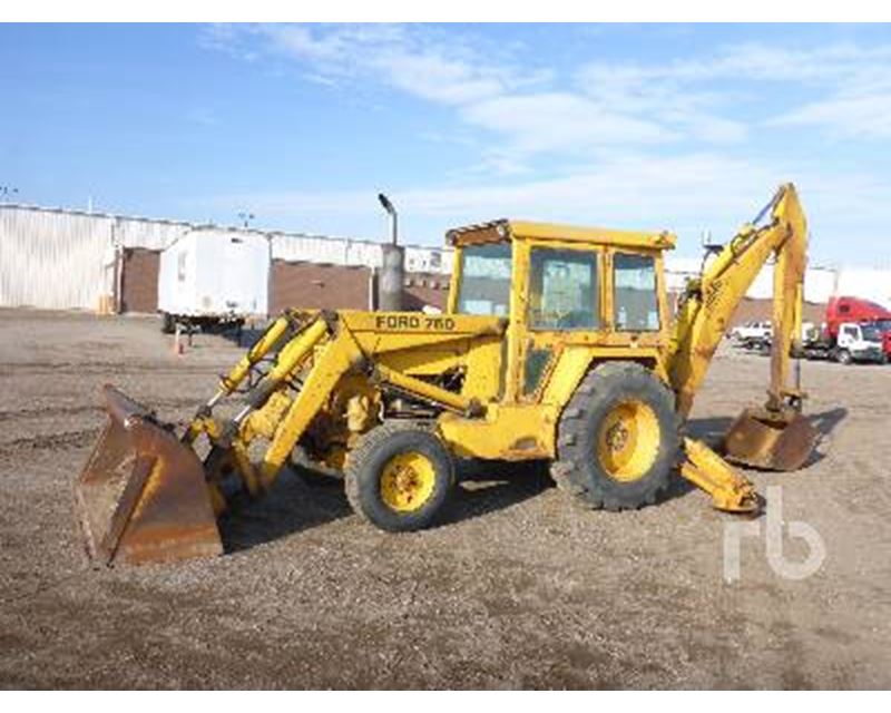 Excavator ford 750 #3