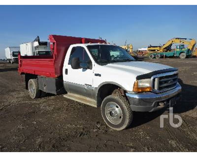 2000 Ford f550 dump truck for sale #4