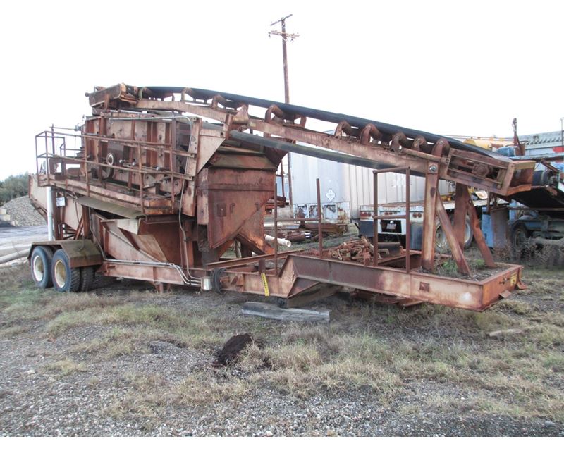 1981 Kolberg Model 1800 Portable Aggregate Wash Plant Washplant ...