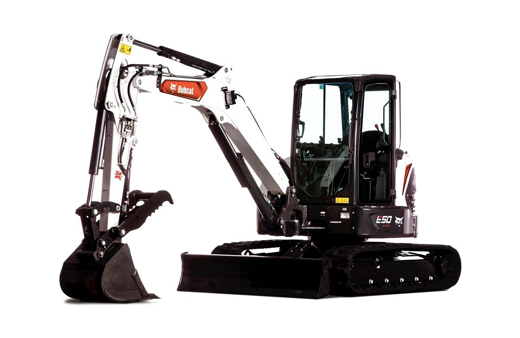 Doosan Bobcat and Green Machine electric compact excavators