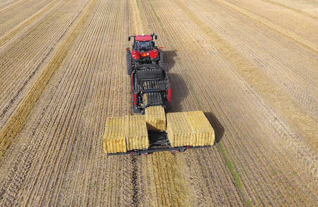 Case IH AC5150 large square baler accumulator