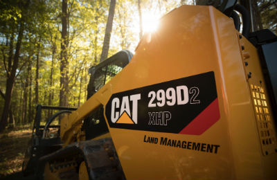 Cat 299D2 XHP land management compact track loader