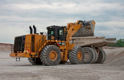 Cat 990K Aggregate Handler