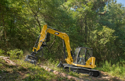 Cat mini excavator