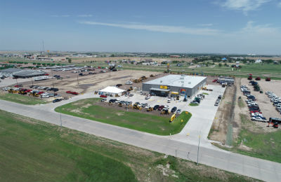 Aerial view of new Foley Equipment facility