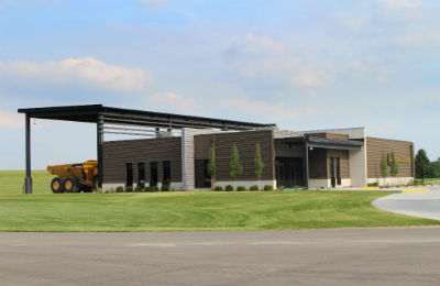 John Deere facility side-view