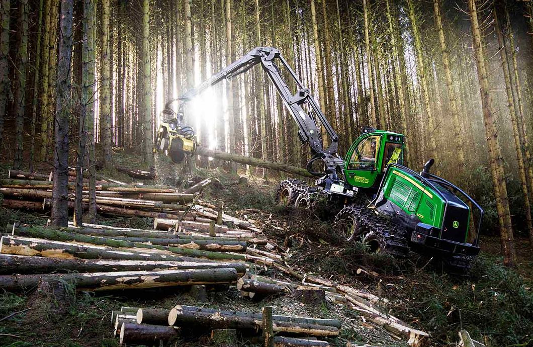 John Deere Intelligent Boom Control Forestry Harvesters