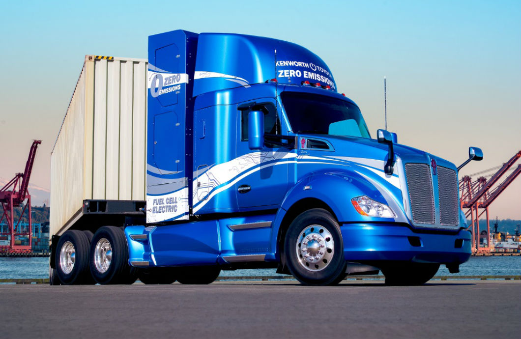 Kenworth T680s powered by Toyota hydrogen fuel cell electric powertrains