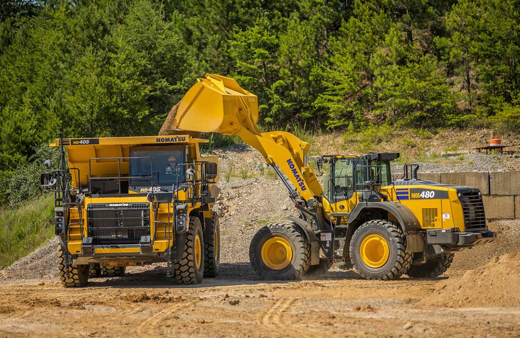 Komatsu WA480-8 Yard Loader