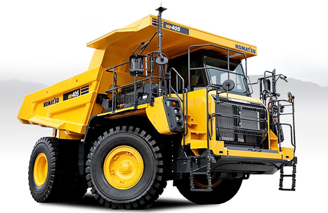 Komatsu Debuts HD325-8 and HD405-8 Off-highway Trucks | MyLittleSalesman.com