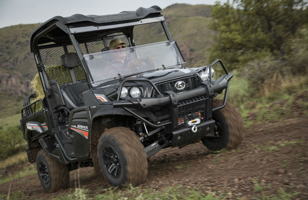 Kubota RTV-XG850 Sidekick in action