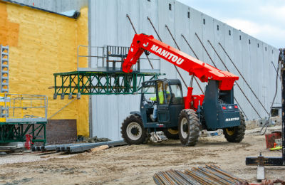 Manitou MTA Easy74 Telescopic Handler in action