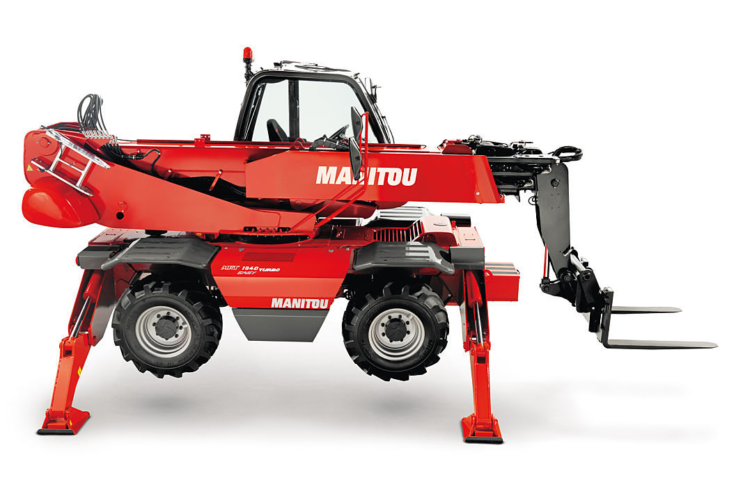 Manitou rotating telehandler 