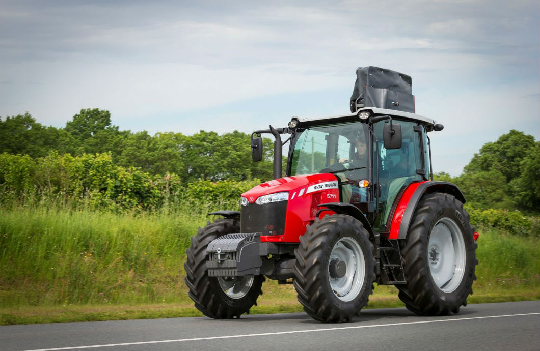 New MF5710D (100 HP) and MF5711D (110 hp) mid-range tractors from Massey Ferguson feature the high-end performance of the rugged, reliable Dyna-4 transmission in a handy tractor designed for efficient loader work, hay production and general on-the-farm use.