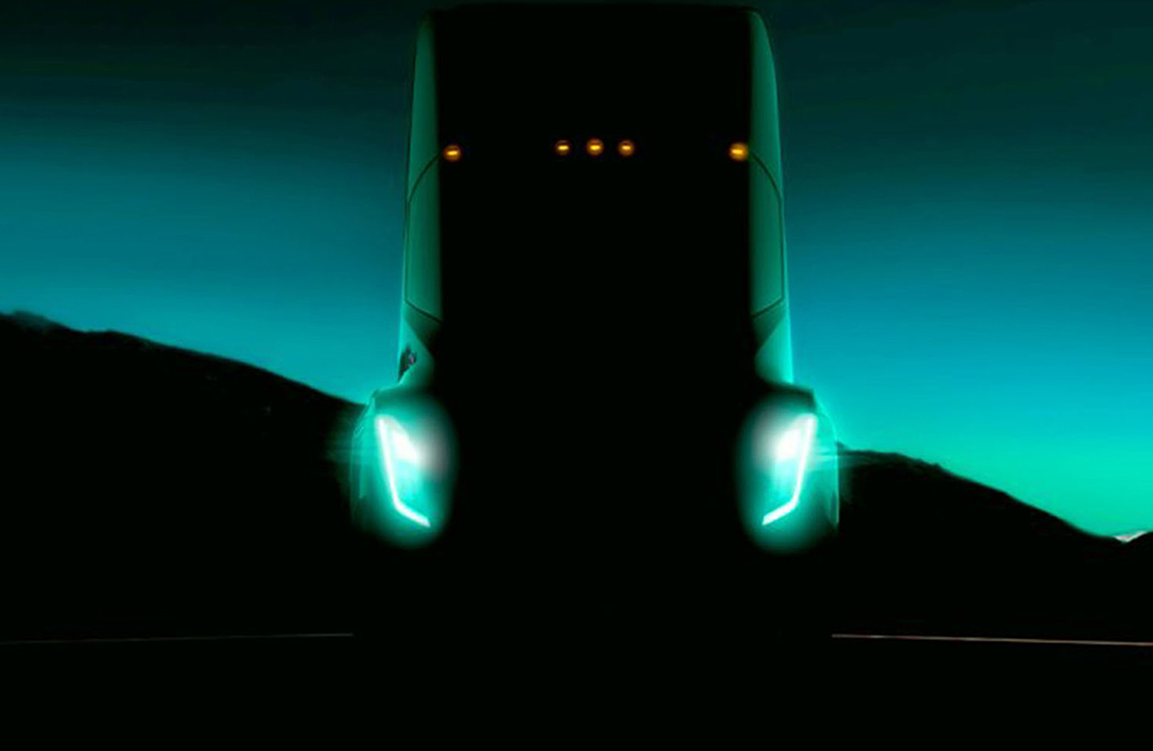 Tesla Electric Semi Truck Teaser