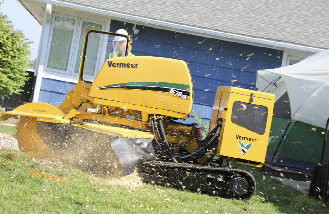 Vermeer SC70TX stump cutter