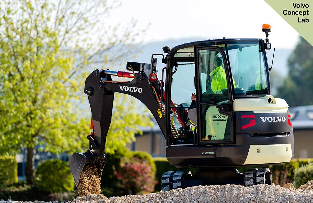 Volvo EX2 Electric Mini Excavator