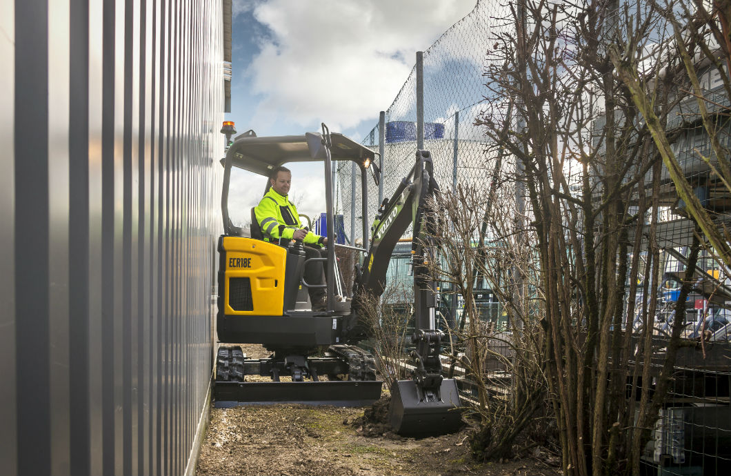 Volvo ERC18E compact excavator