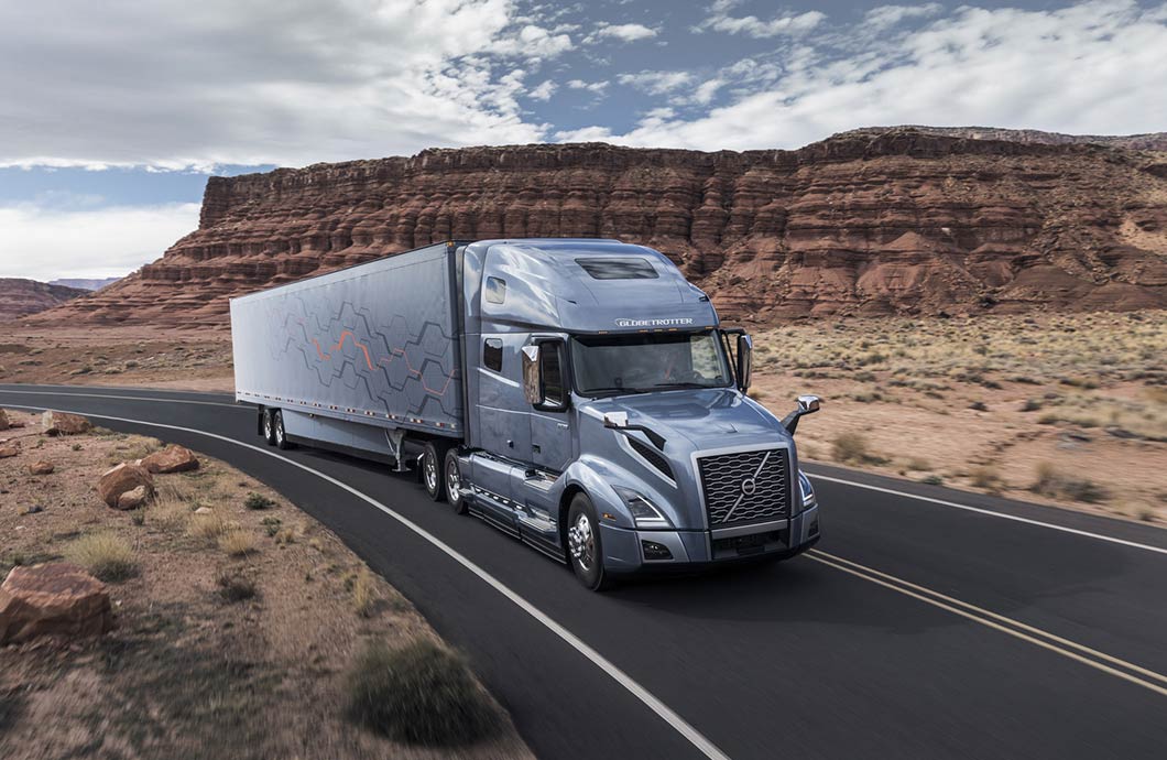 Volvo VNL Series Semi Trucks On the Road